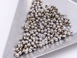 B172 Mini Metal Beads 2mm 3mm Super Tiny Metal Round Beads Tiny Beads Doll Sewing Notions Craft