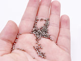 B172 Mini Metal Beads 2mm 3mm Super Tiny Metal Round Beads Tiny Beads Doll Sewing Notions Craft