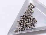 B172 Mini Metal Beads 2mm 3mm Super Tiny Metal Round Beads Tiny Beads Doll Sewing Notions Craft