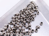 B172 Mini Metal Beads 2mm 3mm Super Tiny Metal Round Beads Tiny Beads Doll Sewing Notions Craft