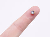 B176 Sew On Rhinestones 4mm 5mm Micro Mini Glass Faux Diamond Buttons Doll Clothes Doll Sewing Craft