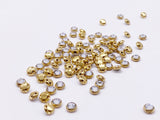 B176 Sew On Rhinestones 4mm 5mm Micro Mini Glass Faux Diamond Buttons Doll Clothes Doll Sewing Craft