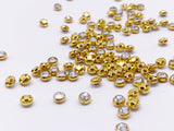 B176 Sew On Rhinestones 4mm 5mm Micro Mini Glass Faux Diamond Buttons Doll Clothes Doll Sewing Craft