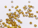 B176 Sew On Rhinestones 4mm 5mm Micro Mini Glass Faux Diamond Buttons Doll Clothes Doll Sewing Craft