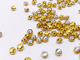 B176 Sew On Rhinestones 4mm 5mm Micro Mini Glass Faux Diamond Buttons Doll Clothes Doll Sewing Craft