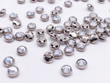 B176 Sew On Rhinestones 4mm 5mm Micro Mini Glass Faux Diamond Buttons Doll Clothes Doll Sewing Craft