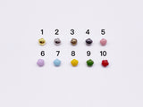 B177 Flower 4mm Buttons Shank Buttons Micro Mini Buttons Tiny Buttons Doll Buttons Doll Sewing Craft Supplies