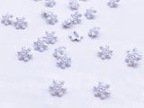 B180 Snowflake 5mm Shank Buttons Micro Mini Buttons Tiny Buttons Doll Buttons Doll Sewing Craft Supplies