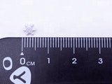 B180 Snowflake 5mm Shank Buttons Micro Mini Buttons Tiny Buttons Doll Buttons Doll Sewing Craft Supplies