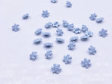 B180 Snowflake 5mm Shank Buttons Micro Mini Buttons Tiny Buttons Doll Buttons Doll Sewing Craft Supplies