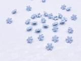 B180 Snowflake 5mm Shank Buttons Micro Mini Buttons Tiny Buttons Doll Buttons Doll Sewing Craft Supplies