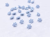 B180 Snowflake 5mm Shank Buttons Micro Mini Buttons Tiny Buttons Doll Buttons Doll Sewing Craft Supplies