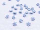B180 Snowflake 5mm Shank Buttons Micro Mini Buttons Tiny Buttons Doll Buttons Doll Sewing Craft Supplies