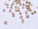 B182 Butterfly Buttons 6mm Butterfly Shank Buttons Micro Mini Buttons Tiny Buttons Doll Buttons Doll Sewing Craft Supplies