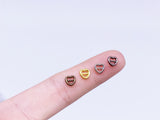 B184 Mini 6mm Heart Tiny Mini Buckles Doll Sewing Doll Craft Supply Doll Clothes Making