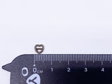 B184 Mini 6mm Heart Tiny Mini Buckles Doll Sewing Doll Craft Supply Doll Clothes Making