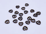 B184 Mini 6mm Heart Tiny Mini Buckles Doll Sewing Doll Craft Supply Doll Clothes Making