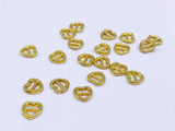 B184 Mini 6mm Heart Tiny Mini Buckles Doll Sewing Doll Craft Supply Doll Clothes Making