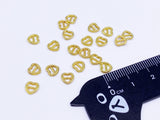 B184 Mini 6mm Heart Tiny Mini Buckles Doll Sewing Doll Craft Supply Doll Clothes Making