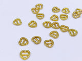 B184 Mini 6mm Heart Tiny Mini Buckles Doll Sewing Doll Craft Supply Doll Clothes Making