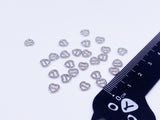 B184 Mini 6mm Heart Tiny Mini Buckles Doll Sewing Doll Craft Supply Doll Clothes Making