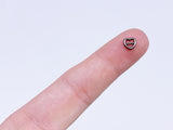 B184 Mini 6mm Heart Tiny Mini Buckles Doll Sewing Doll Craft Supply Doll Clothes Making