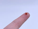 B186 Color Coat Heart 5mm Metal Shank Buttons Micro Mini Buttons Tiny Buttons Doll Buttons Doll Sewing Craft Supplies