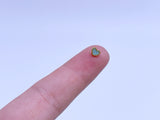 B186 Color Coat Heart 5mm Metal Shank Buttons Micro Mini Buttons Tiny Buttons Doll Buttons Doll Sewing Craft Supplies