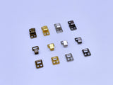 B188 Gold/Silver/Bronze/Dark Gun Color  4×5mm Metal Mini Hooks Sewing Craft Coat Doll Clothes Making Sewing Supply