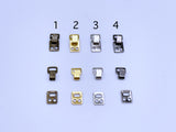 B188 Gold/Silver/Bronze/Dark Gun Color  4×5mm Metal Mini Hooks Sewing Craft Coat Doll Clothes Making Sewing Supply