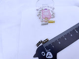 B189B 10×3.5mm Miniature Cord Lock Doll Sewing Craft Belt Purse Coat Doll Clothes Making Sewing Supply