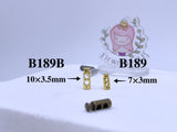 B189B 10×3.5mm Miniature Cord Lock Doll Sewing Craft Belt Purse Coat Doll Clothes Making Sewing Supply