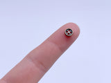 B190 Metal 6mm 4 Hole Buttons Micro Mini Buttons Tiny Buttons Doll Clothes Sewing Craft Supply For 12" Fashion Dolls Like FR PP Blythe BJD
