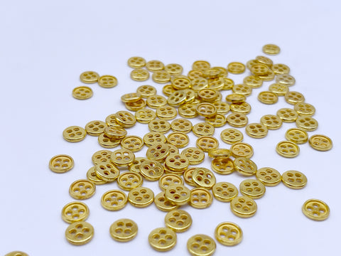 1/4 6mm Tiny Buttons Mini Micro Buttons for Small Doll Clothes