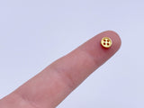 B190 Metal 6mm 4 Hole Buttons Micro Mini Buttons Tiny Buttons Doll Clothes Sewing Craft Supply For 12" Fashion Dolls Like FR PP Blythe BJD