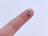 B190 Metal 6mm 4 Hole Buttons Micro Mini Buttons Tiny Buttons Doll Clothes Sewing Craft Supply For 12" Fashion Dolls Like FR PP Blythe BJD