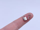 B192 Mini Key Lock Charm Doll Sewing Craft Supplies For 12" Fashion Dolls Like FR PP Blythe BJD