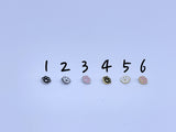 B194 Cute 8mm Paws Shank Buttons Micro Mini Buttons Tiny Buttons Doll Buttons Doll Sewing Craft Supplies