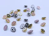 B194 Cute 8mm Paws Shank Buttons Micro Mini Buttons Tiny Buttons Doll Buttons Doll Sewing Craft Supplies