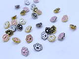 B194 Cute 8mm Paws Shank Buttons Micro Mini Buttons Tiny Buttons Doll Buttons Doll Sewing Craft Supplies