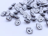 B194 Cute 8mm Paws Shank Buttons Micro Mini Buttons Tiny Buttons Doll Buttons Doll Sewing Craft Supplies