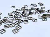 B196 Mini 8×8mm Square Buckles Mini Buckles Sewing Craft Belt Purse Coat Doll Clothes Making Sewing Supply