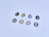 B197 Oval Shape 8×10mm  Mini Metal Buckles Doll Sewing Supplies Doll Clothes Craft