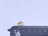 B197 Oval Shape 8×10mm  Mini Metal Buckles Doll Sewing Supplies Doll Clothes Craft