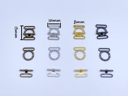 B198 Decorative Hook Buckle 10×13mm Mini Buckles Sewing Craft Doll Clothes Making Sewing Supply