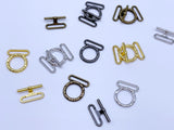 B198 Decorative Hook Buckle 10×13mm Mini Buckles Sewing Craft Doll Clothes Making Sewing Supply