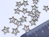 B199 Multi Colors 11×11 mm Star Tiny Mini Buckles Doll Sewing Doll Craft Supply Doll Clothes Making
