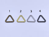 B210 13mm Triangle Shape Ring Mini Belt Buckles Sewing Craft Doll Clothes Making Sewing Supply