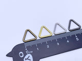 B210 13mm Triangle Shape Ring Mini Belt Buckles Sewing Craft Doll Clothes Making Sewing Supply