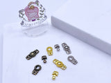 B214 Bronze/Gold/Silver 15mm Decorative Hook Buckle  Mini Buckles Sewing Craft Doll Clothes Making Sewing Supply